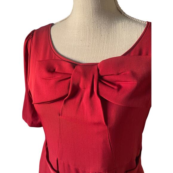 NWT RED BOW MATERNITY DRESS - Picture 5 of 5